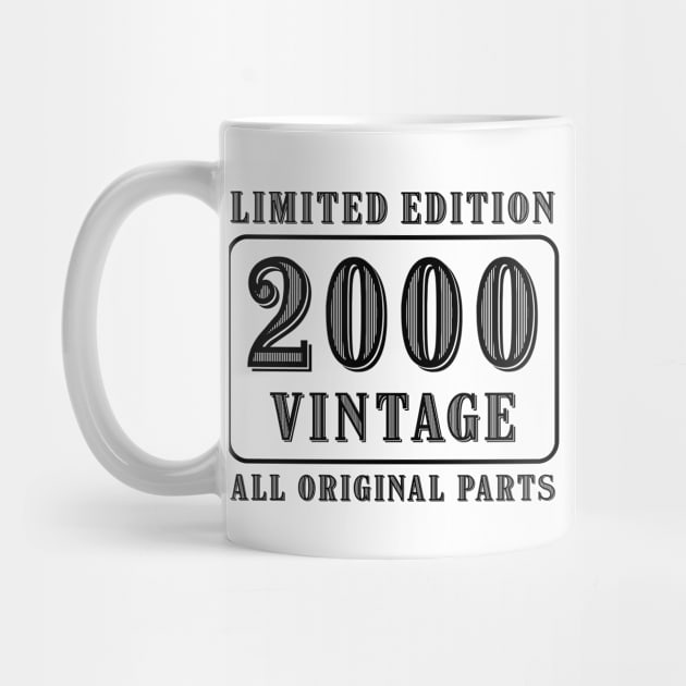 All original parts vintage 2000 limited edition birthday by colorsplash
